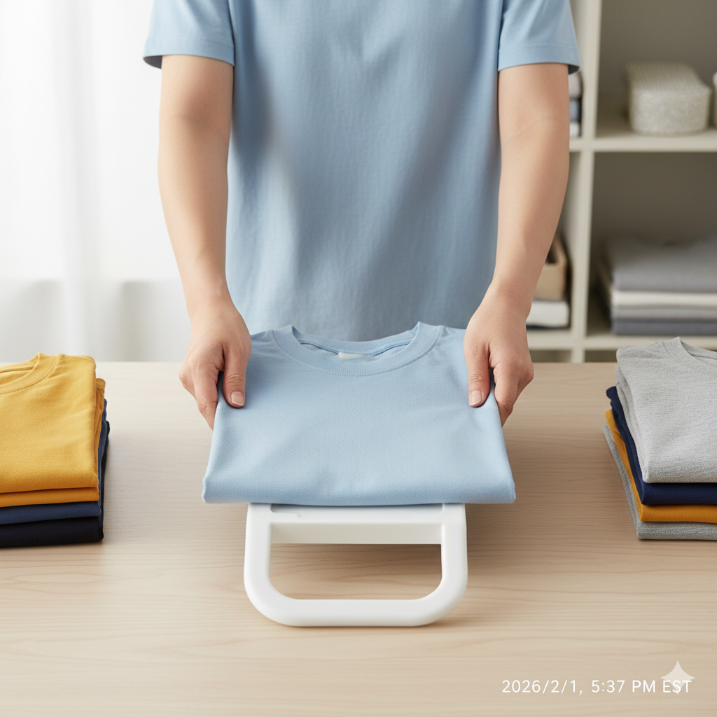 como doblar camisetas correctamente